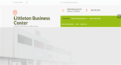 Desktop Screenshot of littletonbusinesscenter.com